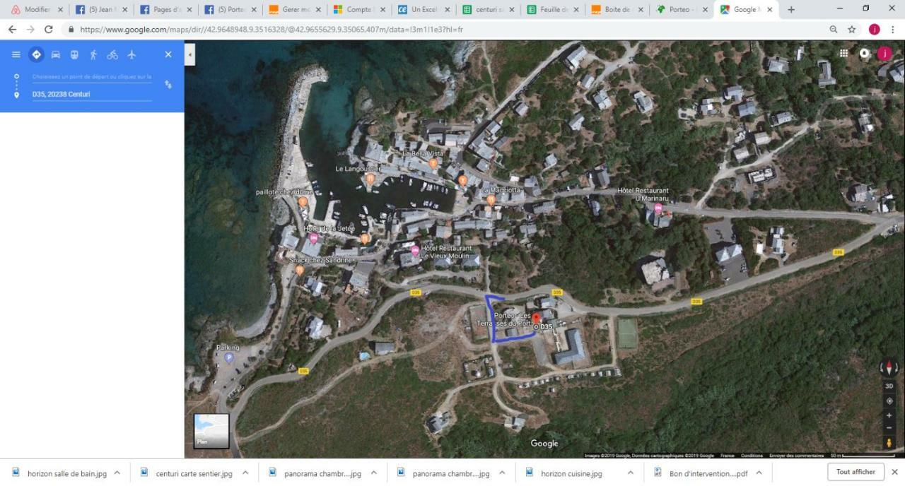 Porteo - Les Terrasses Du Port Centuri Dış mekan fotoğraf